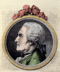 Portret Charlesa Marie La Condamine, francuskiego matematyka i przyrodnika