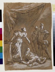 Judyta i Holoferne (rysunek)