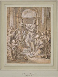 Judith i głowa Holopherne (rysunek)