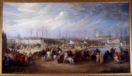 Przyjęcie tureckiego ambasadora Mehemeta Effendi u wielkiego sułtana Achmeta przez króla Ludwika XV w dniu 21 marca 1721 r. w Tuileries Peinture de Charles Parrocel