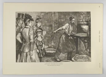 Piec do wyżarzania w Tower Hill, z The Graphic, 1895