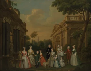 Rodzina Finchów, ok. 1732 (olej na płótnie)