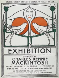 Plakat: The Scottish Musical Review, 1953 reprodukcja po oryginale 1896 (kolorowa litografia)