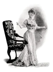 Aktorka paryska, Mademoiselle Charlotte Wiehe, 1901.