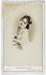 Portret aktorki Henriette Victoire Drouard (1851-1923).