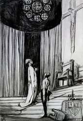 Warwick and the Executioner, scena z „Św. Joanny” George