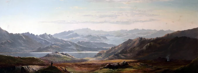 Scena górska, Walia (?)