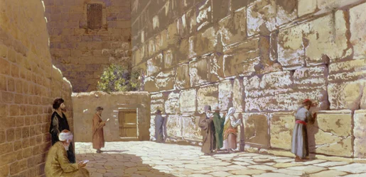 Ściana Płaczu, Jerozolima, 1872