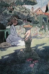 Ostatnie promienie słońca, wyd. 1912 (litografia barwna)