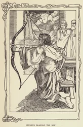 Odyseusz ciągnący łuk