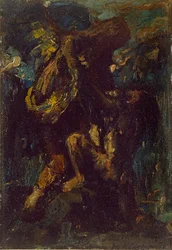 Jakub zmagający się z Aniołem, XIX w.