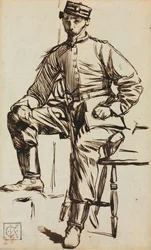 Charles Keene jako wolontariusz