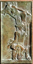 Nimfa i Satyr, ok. 1930 (brąz) (patrz także 165265 i 165264)