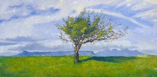 West Coast Tree, 2015 (olej na płótnie)