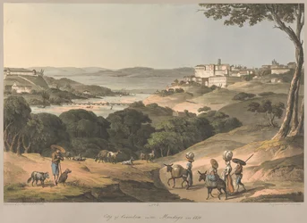 Nr 3  Miasto Coimbra nad rzeką Mondego w 1810 roku