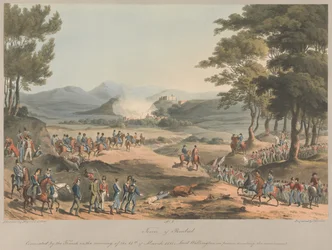 Nr 4  Miasto Poinbal. Ewakuowane przez Francuzów rankiem 11 marca 1811 r.