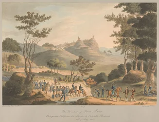 Nr 9. Pogranicze Piny Macor. Oddziały portugalskie w marszu do Costello Branco, 18 maja 1811 r.