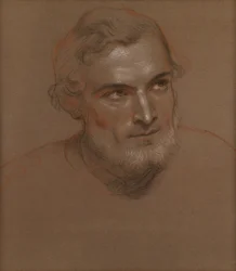 Głowa mężczyzny (Kreda)