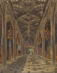 The Conservatory, Carlton House, z „Historii rezydencji królewskich” Williama Henry