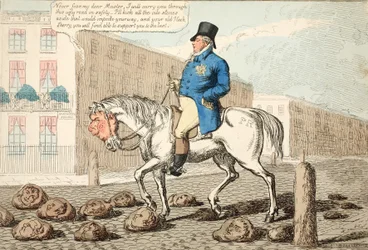 The Regents Hack, wyd. 1812 (grawerowanie ręcznie kolorowane)