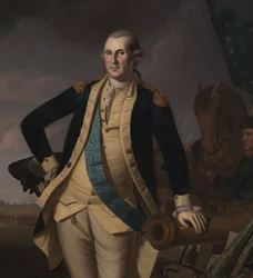 Jerzy Waszyngton w bitwie pod Princeton, c.1779 (olej na płótnie)