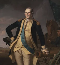 Jerzy Waszyngton w bitwie pod Princeton, ok. 1779 (olej na płótnie)