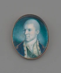 Podpułkownik Alexander Hamilton, 1777 (wc na kości słoniowej)