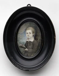 Portret młodego chłopca, ok. 1930 r. 1768 (akwarela na kości słoniowej)