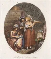 Garderoba Angielska, rycina P.W. Tomkins (1760-1840) (akwatinta) (patrz także 64847, 64848 i 64850)