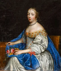 Portret Ludwiki Antoniny de la Chatre. Olej na płótnie.