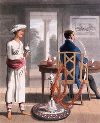 Dżentelmen z sziszą, czyli nosiciel fajki, 1813