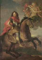 Portret Armanda Jeana Vignerota, księcia de Richelieu podczas oblężenia Castellamare w 1647 r.