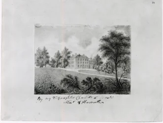 Szkoła Roe Head, ok. 1831-32 (conte na papierze)