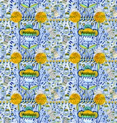 Ashmolean Museum Pattern Design, 2020 (pędzel i długopisy)