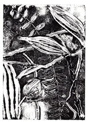 Inky Plants, 2019 (monodruk)