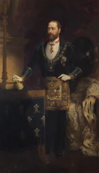 Albert Edward, książę Walii jako Wielki Mistrz, 1885