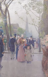 Piąta Aleja, c.1890 (akwarela na papierze)