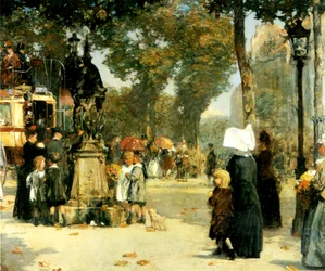 Scena uliczna, Paryż