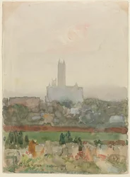 Katedra w Canterbury prosto, 1889.