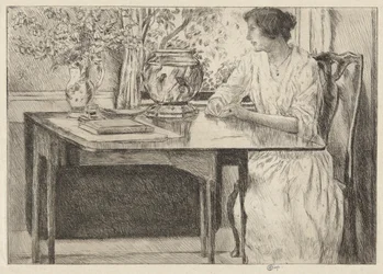Stół Kolonialny, Cos Cob, 1915