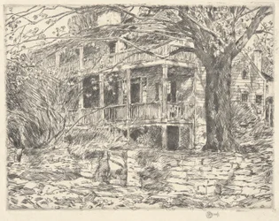 Stary dom, Cos Cob, 1915