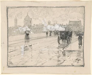 Deszczowy dzień, Boston