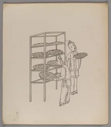 Album osobnych kart: Uprawa i produkcja jedwabiu (tusz na papierze) (zob. też 499288-303)