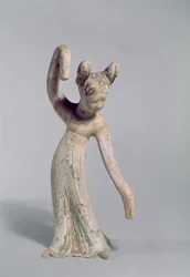 Pomnik nagrobny tancerki, dynastia Tang (618-907)
