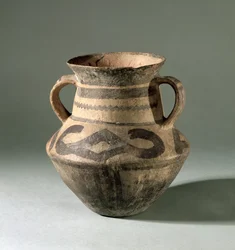Jar, z prowincji Gansu, ok. 1300-700 pne (glina)