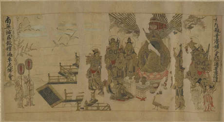 Budda przemawiający do Yamarajy w Kusinagara, XII-XIII wiek