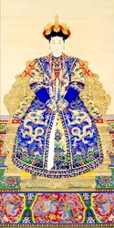 Cesarzowa Jing Xian (ok. 1681-1731), pierwsza małżonka cesarza Yongzhenga (1678-1735)