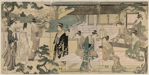 Matsukaze Chapter of the Tale of Genji (z serii The Tale of Genji in Elegant Modern Dress)