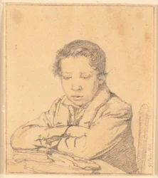 Czytający chłopiec (Fritz Feilberg)