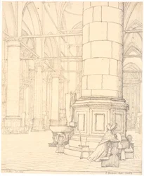 Fragment z wnętrza Ss.Giovanni e Paolo w Wenecji